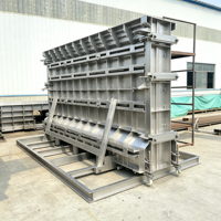 Moule pour panneaux muraux en béton préfabriqué, coffrage en acier sur mesure pour clôture, mur de soutènement, production de maisons préfabriquées