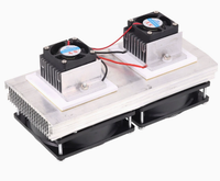 Kit de refroidissement thermoélectrique 12V Peltier TEC1-12706 avec dissipateur thermique, ventilateur et bloc d'eau pour mini-réfrigérateur/climatiseur DIY