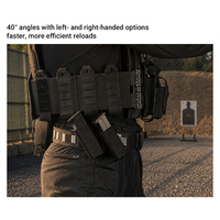 Pochette tactique légère SABADO Molle pour chargeurs, avec élastique supérieur réglable, pour accessoires de chasse et de camping