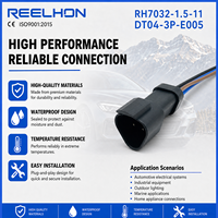 Kit de connecteurs automobiles étanches série DT mâle-femelle IP67 scellés 5A pour faisceau de câbles et bornes de connexion