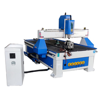 Routeur CNC à bois JX1325 avec cylindre de positionnement, machine de travail du bois 4 axes 3 axes pour la sculpture sur bois