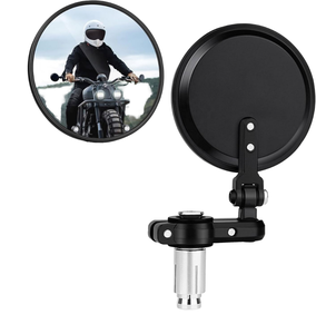 Mocell Nuevo Espejo Retrovisor Lateral Universal Giratorio 360° Ajustable para Manillar, Plegable, con 12 Meses de Garantía, Compatible con Bicicletas de Montaña y Motocicletas - Product Image 1