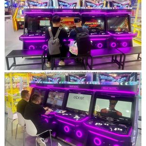 Équipement de jeu électronique de combat à monnayeur, borne d'arcade Moonlight Box, machine de jeu de combat à double joystick - Product Image 1