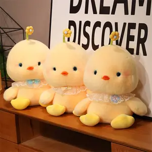 Kawaii giallo pollo farcito simpatico pollo peluche