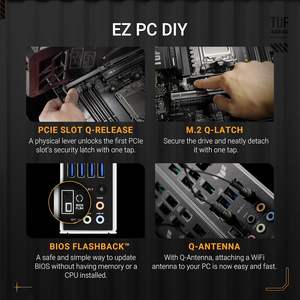 Carte mère TUF Gaming B850-PLUS WiFi AM5 DDR5 8000 ATX Aura RGB 2.5G LAN pour emplacements DP M2 SATA - Product Image 6