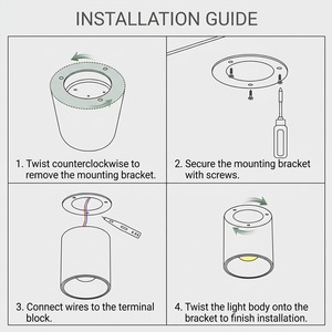 Lámpara de Techo Redonda para Sala de Estar y Dormitorio, Foco LED Inteligente Aqara de Superficie, Downlight de Montaje Superficial - Product Image 6