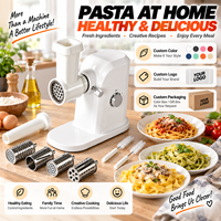 Machine à pâtes électrique portable et légère, machine à nouilles automatique, appareil de cuisine domestique, formes de pâtes multiples, OEM ODM personnalisé