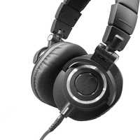 Headphone Monitor Studio Profesional ATH M50X Mikrofon-DJ Gunakan Armature Seimbang Layar Digital Desain Baru Berkualitas Tinggi