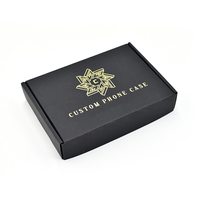 Boîtes en carton ondulé avec logo personnalisé Emballage d'expédition en carton noir robuste Boîte en papier d'expédition personnalisée pour le transport de produits
