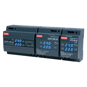 Mzmw Qyr 60W 100W 150W 12V 5a 24V Led Cctv Smps Verstelbare Digitale Display Industriële Ac Naar Dc Din Rail Schakelende Voeding - Product Image 1