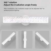 Ampoule LED Bande Lumineuse Super Lumineuse Blanc Froid E27 30CM 15W AC Plastique Vis Plafonnier Domestique Haute Puissance Longue Ampoule Cristal
