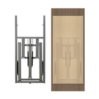Quincaillerie Fonctionnelle pour Cadre de Table d'Ordinateur/Salle à Manger Pliante Murale Multifonctionnelle, Simplicité, Économisant de l'Espace, à Monter Soi-Même pour la Maison