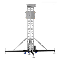 Tour de levage présentoir en treillis composants du système de levage base support au sol treillis en aluminium