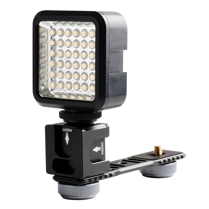 New Product Multi- interface Hot Shoe Dock Camera Flash Speedlite Bracket LED Flash Stand