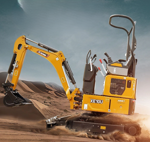 XE10U Excavadora compacta de 12 toneladas 03m3 Cubo Industrial Minibagger Máquina de excavación - Product Image 3