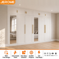 Armoire de rangement sur mesure pour chambre à coucher, style Shaker classique américain, en bois massif