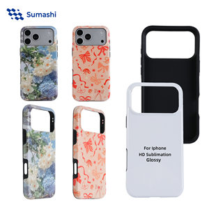Coque de téléphone personnalisée par sublimation, revêtement PC+TPU 2-en-1 brillant, faible MOQ pour iPhone 17 Pro Max Samsung S25 - Product Image 1