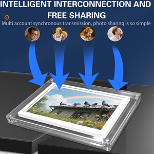 5-inch 4GB thông minh Khung ảnh kỹ thuật số IPS màn hình video phát lại Album ảnh điện tử hiển thị Acrylic bên ngoài khung ảnh video - Product Image 4