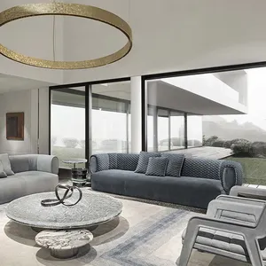 Woonkamer Moderne Banken Voor Thuis Nieuw Ontwerp Italiaanse Stijl Sofa Meubels Luxe Sofa Set