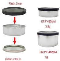 Boîtes en aluminium de haute qualité pour viande de thon de 200ml 330ml