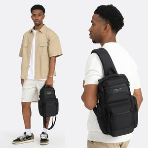 <span class=keywords><strong>Ozuko</strong></span> 9808 Sling Crossbody Bag Bolso de hombro, ligero One Strap Sling Bag Mochila para senderismo Caminar Ciclismo Viajes Ciclismo - Product Image 3