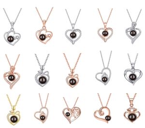 Оптовая Продажа Персонализированные ювелирные изделия на заказ фото в форме сердца кулон ожерелье из стерлингового серебра подарок дропшиппинг - Product Image 1