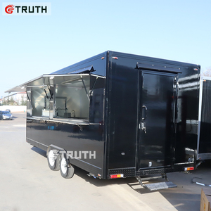 Giá cả phải chăng 5m trang bị đầy đủ bánh pizza ăn nhẹ phục vụ xe tải thực phẩm Trailer với đầy đủ thiết bị nhà bếp thực phẩm Trailer Dot chứng nhận - Product Image 2