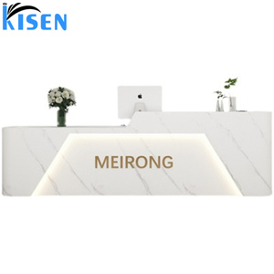 Mesa de Recepción Kisen de Lujo, Versátil, para Oficina, Hospital, Bar, Hotel, Sala de Estar, Taller, Salón, Caja, de Gran Tamaño - Product Image 1