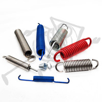 Ressorts hélicoïdaux de tension personnalisés de petite taille avec doubles crochets, fabricant de ressorts hélicoïdaux d'extension, ressort en acier inoxydable