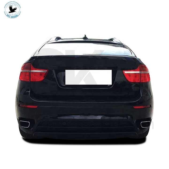 BMW X6 E71アップグレードフロントバンパーリアディフューザーサイド 