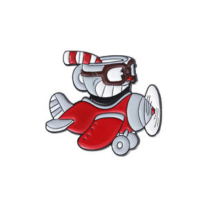 Divertido juego de disparos de aventuras <span class=keywords><strong>Cuphead</strong></span> pin esmaltado - Product Image 2