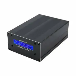 包装盒最新10MHZ方波全球定位系统NMEA全球定位系统纪律时钟GPSDO + 液晶显示器 + 电源