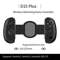 Manette de jeu extensible D15 avec déclencheurs à effet Hall pour programmation de macros, compatible PC, Android, iOS, streaming, pour Type-C
