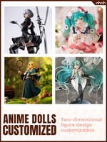Figurine 2D sur mesure, poupée anime personnalisée, créez votre propre design, modèles personnalisés en résine grandeur nature, impression 3D privée