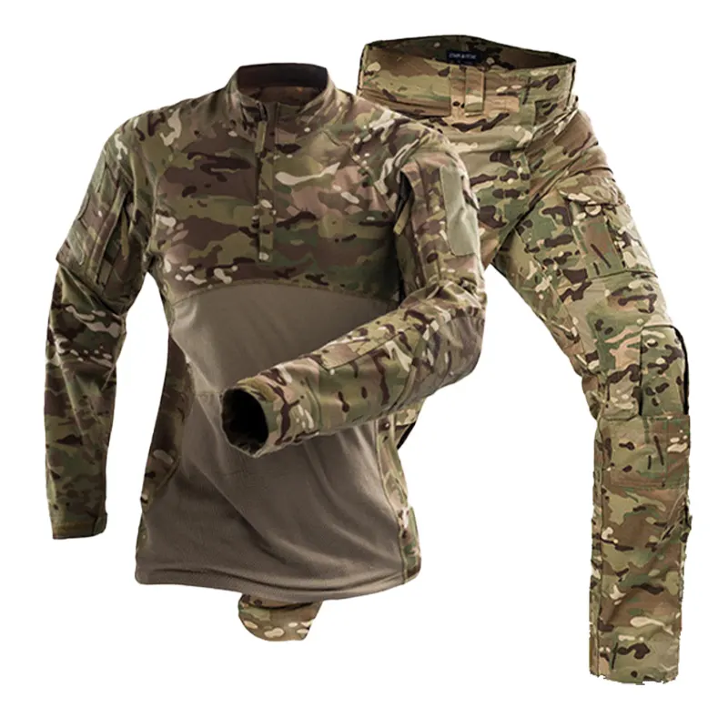 Ropa de camuflaje de caza para hombre, uniforme de caza, camisa táctica para hombre, ropa táctica, uniforme táctico
