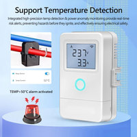 Compteur d'énergie intelligent WiFi Tuya 1CH/2CH/3CH avec transformateur de courant à pince AC100-240V 80A, moniteur de puissance PST-PW03-1CH/2CH/3CH