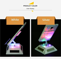 Meja Putar 360 Derajat ABS USB Charging untuk Perhiasan, Jam Tangan, Cincin, Ponsel, Video Shooting, Display, Live Selling, Kapasitas Beban 300-500g