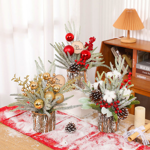 30cm Small <b>Christmas</b> <b>Tree</b> Decorative Ornaments <b>Table</b> <b>Christmas</b> Decoration Festive Figurine & Toy for Holiday Decorations - Product Image 3