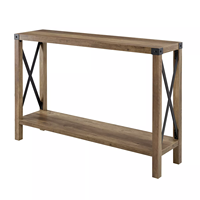 Table console d'entrée en bois moderne et luxueuse pour le couloir, l'entrée, le coin, le salon