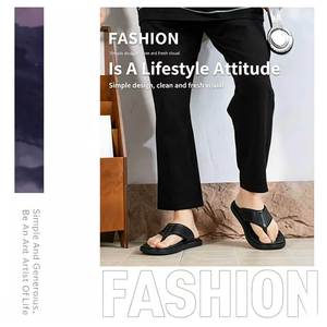 Sandalias y <span class=keywords><strong>Chanclas</strong></span> <span class=keywords><strong>de</strong></span> <span class=keywords><strong>Hombre</strong></span> con Costuras Vintage, Estilo Casual para Exteriores - Product Image 3