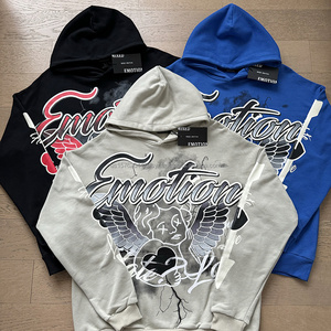 Sweat-shirts à capuche pour hommes de qualité supérieure, 100% coton, imprimés par jet d'encre, style streetwear, design de créateur, collection Mixed Emotion - Product Image 2