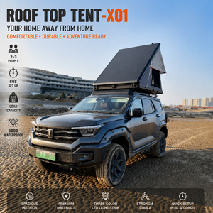 Tenda da Tetto in Alluminio 4x4 2026, Bestseller per Avventure All'aperto, Impermeabile per Tutte le Stagioni, per 2-3 Persone, Apertura Rapida Automatica, Ideale per <span class=keywords><strong>Viaggi</strong></span> - Product Image 1