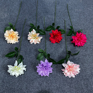 <b>Artificial</b> Dahlia <b>Flowers</b> Silk <b>Flower</b> Handmade Wedding Decoration Home Decor Floral <b>Arrangement</b> - Product Image 2