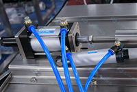 Machine de remplissage automatique de liquides contrôlée par PLC, modèle compact, pour sachets d'échantillons de 5 ml (conditionneur, shampoing)