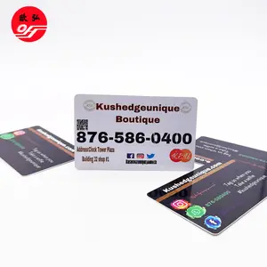 OEM Factory Custom Promotion Encoding Contact Smart custom pvc plastic gift card name Membership Business Card