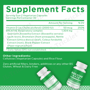 Layanan OEM bahan alami 100% Logo kustom terima Label pernapasan pribadi kapsul detoks pembersih paru-paru - Product Image 4