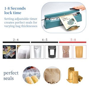Venta caliente de fábrica directa de impulso eléctrico Pfs 200 máquina de sellado térmico Manual sellador de presión manual con <span class=keywords><strong>pistola</strong></span> retráctil - Product Image 6