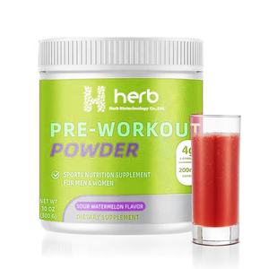 Polvo Pre-Entrenamiento con Vitaminas Certificado de Marca Privada OEM/ODM, 300g, para Energía, Apoyo Inmunológico y Mejora de la Densidad Ósea - Uso en Adultos - Product Image 1