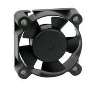 Ventilateur à roulement à billes 30mm 3010 haute vitesse 13000 tr/min 30x30x10mm Dc 12V 24V Casque de sécurité Ventilateur de refroidissement silencieux miniature