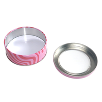 Boîte en métal personnalisée en relief en stock pour biscuits et gâteaux, avec couvercle